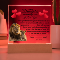 To My Daughter Old Lion – Acrylic Square