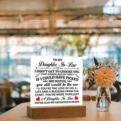 To My Daughter-in-Law Honor – Acrylic Square